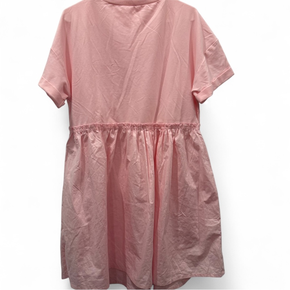 Pink Ruffled Short Sleeve Dress - Picture 3 of 6
